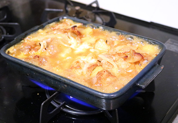 話題のレシピをグリラーで作ろう!ちょっと小ぶりな「チーズタッカルビ」