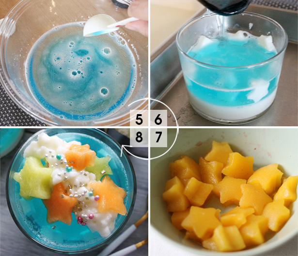 七夕スイーツ～きらきら天の川ゼリーを作ろう！