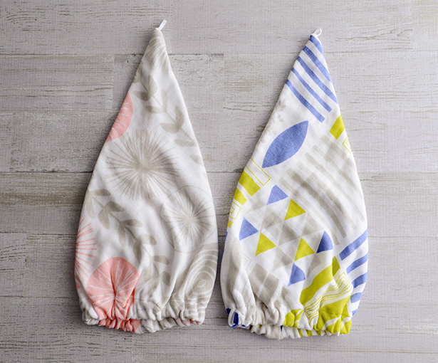 夏キッズの必需品！北欧柄のラップタオル＆タオルキャップが登場