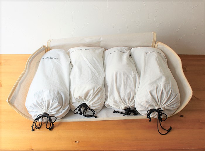 【冬寝具の衣替え】家族分の毛布がスッポリ!収納グッズ見つけました。