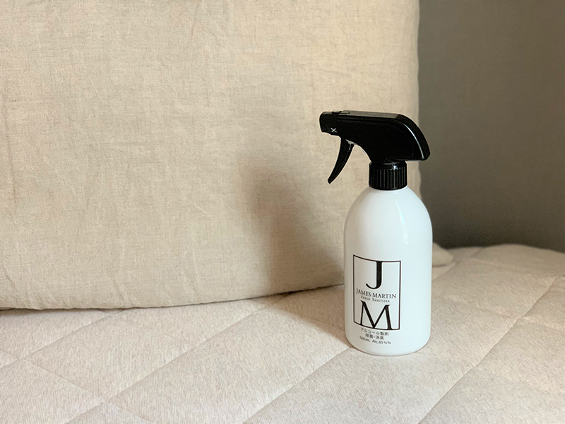 暮らしの景色を美しくする除菌剤「JM(ジェームズマーティン)」で家族を守ろう。~フレッシュ・サニタイザー編~
