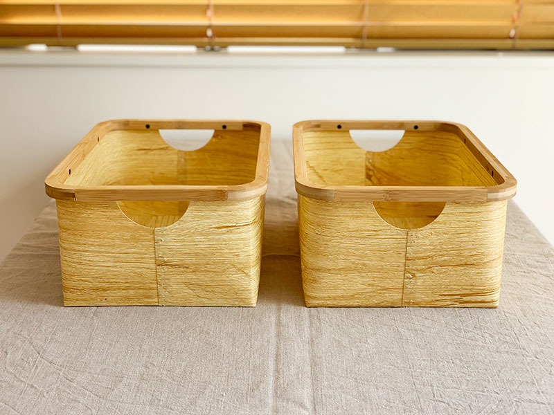 濡れても大丈夫!?な不思議なかご。「MOKUME」収納バスケット。