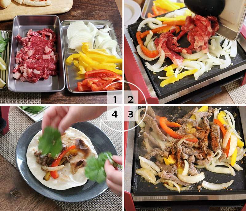 チーズだけじゃない!?ラクレットメーカーで楽しむメキシカン「ファヒータのトルティーヤ巻き」