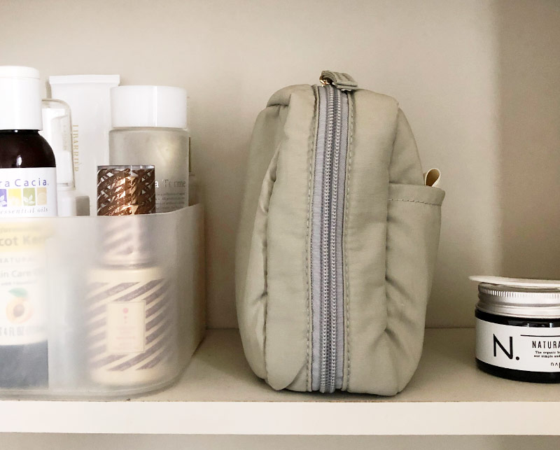 ポーチが変わるだけでメイク効率UP！bon moment（ボンモマン）整理ができる化粧ポーチ　使用レポ