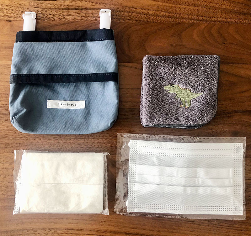 小学生の必須アイテム！どんな洋服にもあわせやすく、使いやすい北欧テイストの「移動ポケット」