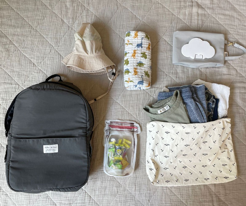 子どもと一緒の夏のお出かけ、帰省は「自分で持てるマイリュック」で!通園以外もマルチに使える3wayリュック