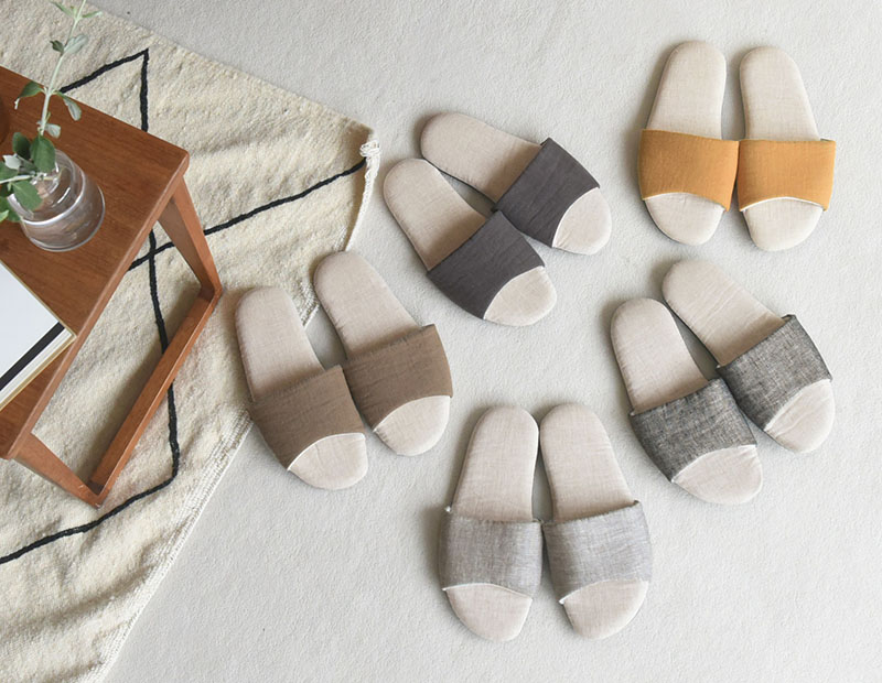 インスタグラマーさんが選ぶ夏のスリッパ決定版! bon moment(ボンモマン)の丸洗いできるリネンスリッパ