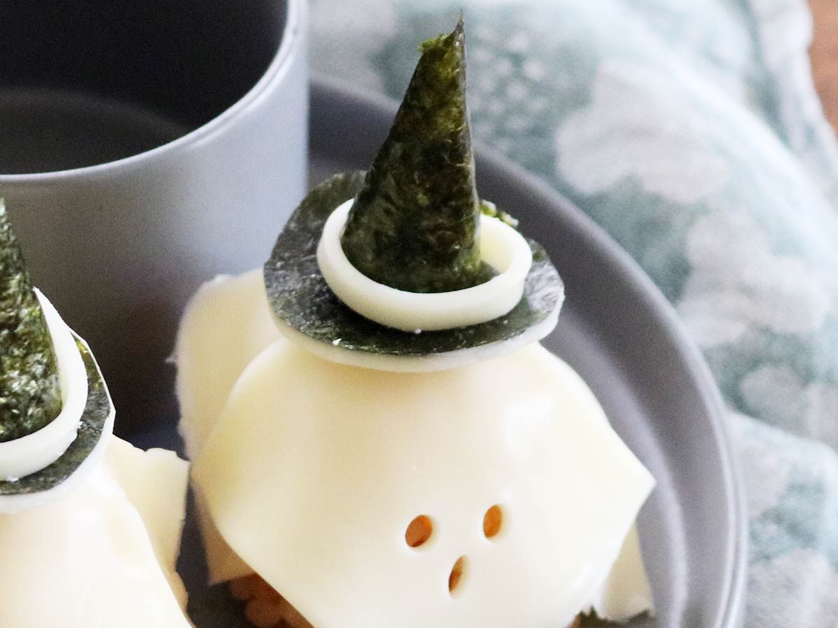 今年のハロウィンご飯はコレ!「おばけチーズのチキンライスプレート」