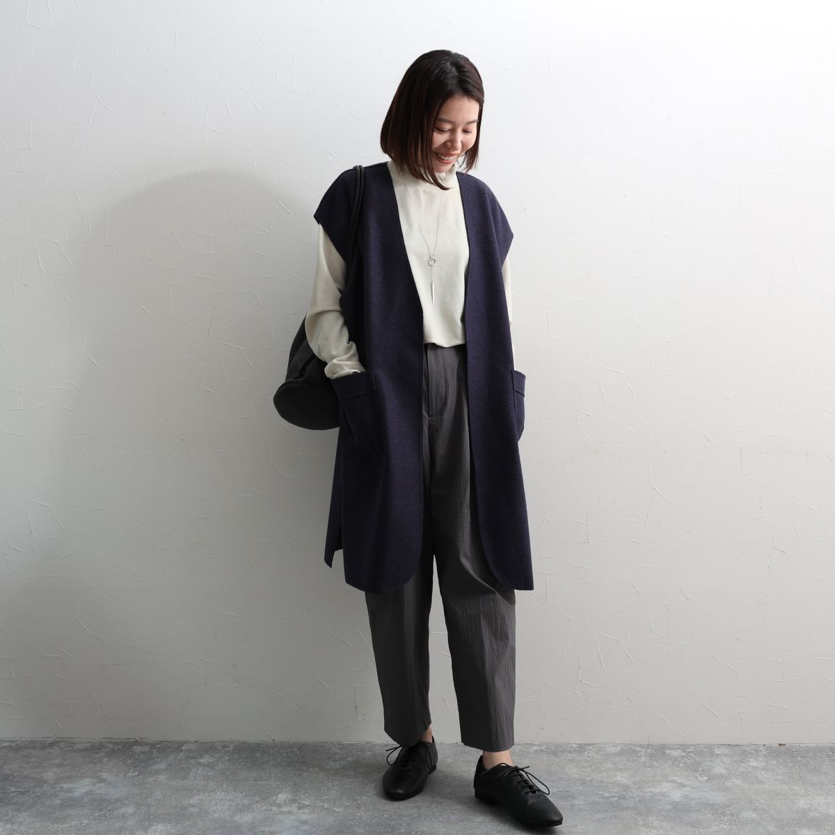 秋服のマンネリ脱却!「ジレ初心者」スタッフ3名が着回しに挑戦しました