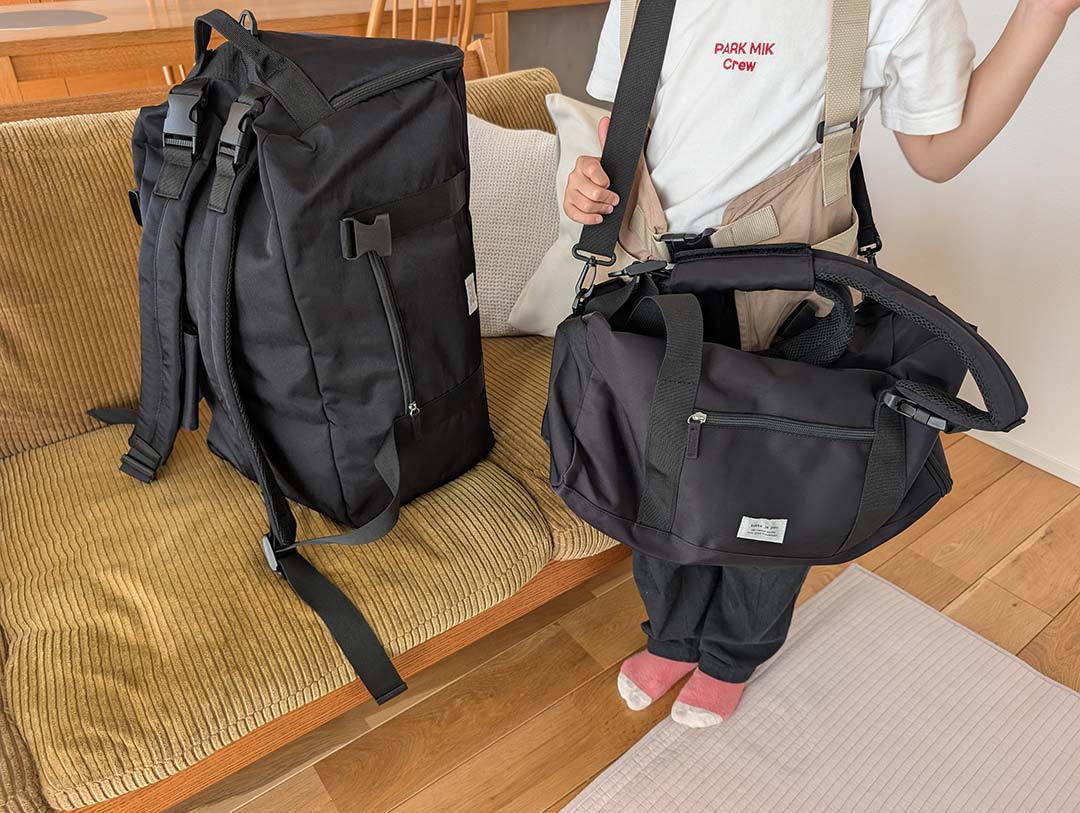 『この子にぴったりサイズ』が選べる旅行バッグ。修学旅行や合宿に向けてママインスタグラマーさんから使用レポが到着！