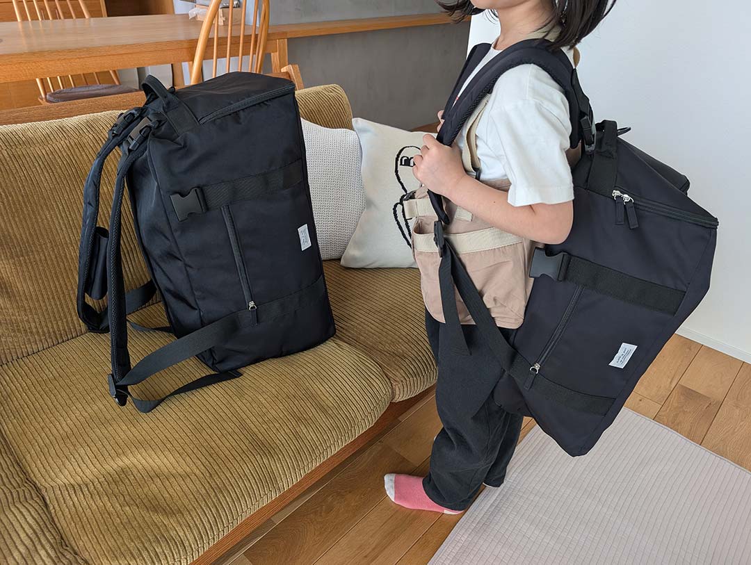 『この子にぴったりサイズ』が選べる旅行バッグ。修学旅行や合宿に向けてママインスタグラマーさんから使用レポが到着！