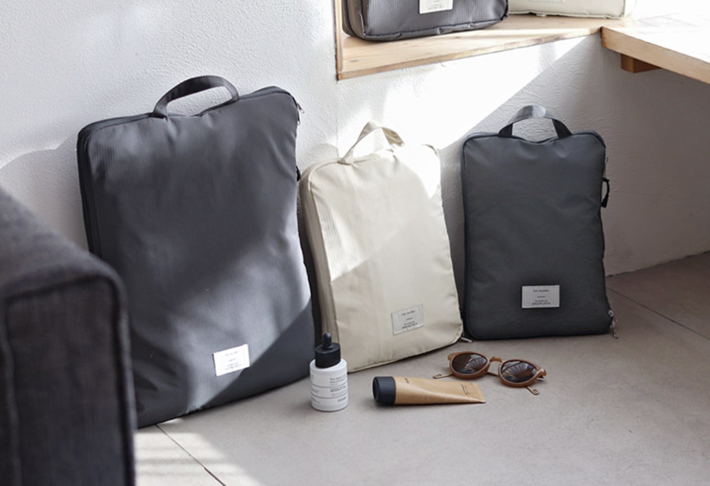 家族旅行では1人1個が当たり前！？インスタグラマーさんの旅行で「圧縮トラベルポーチ」が活躍中