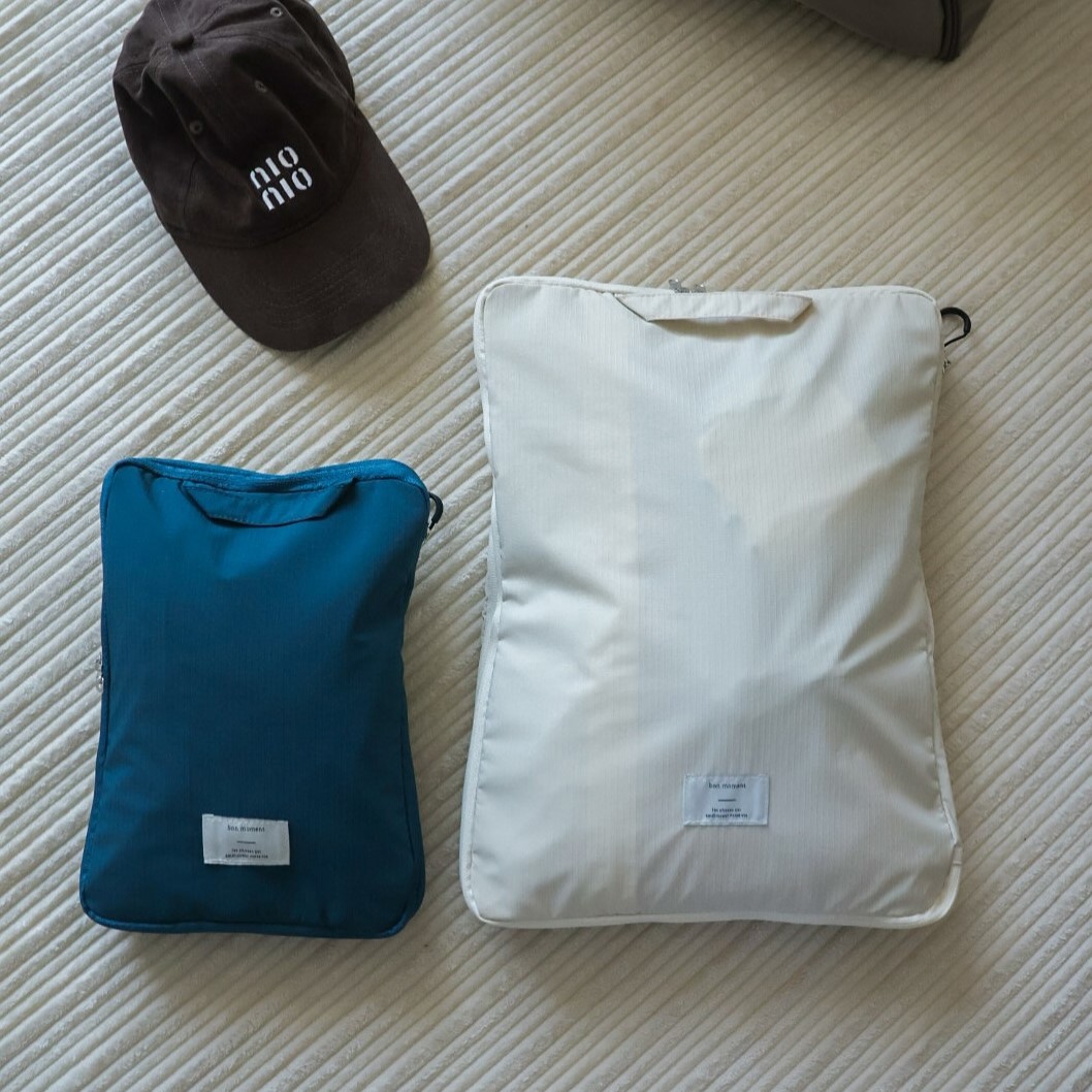 家族旅行では1人1個が当たり前！？インスタグラマーさんの旅行で「圧縮トラベルポーチ」が活躍中