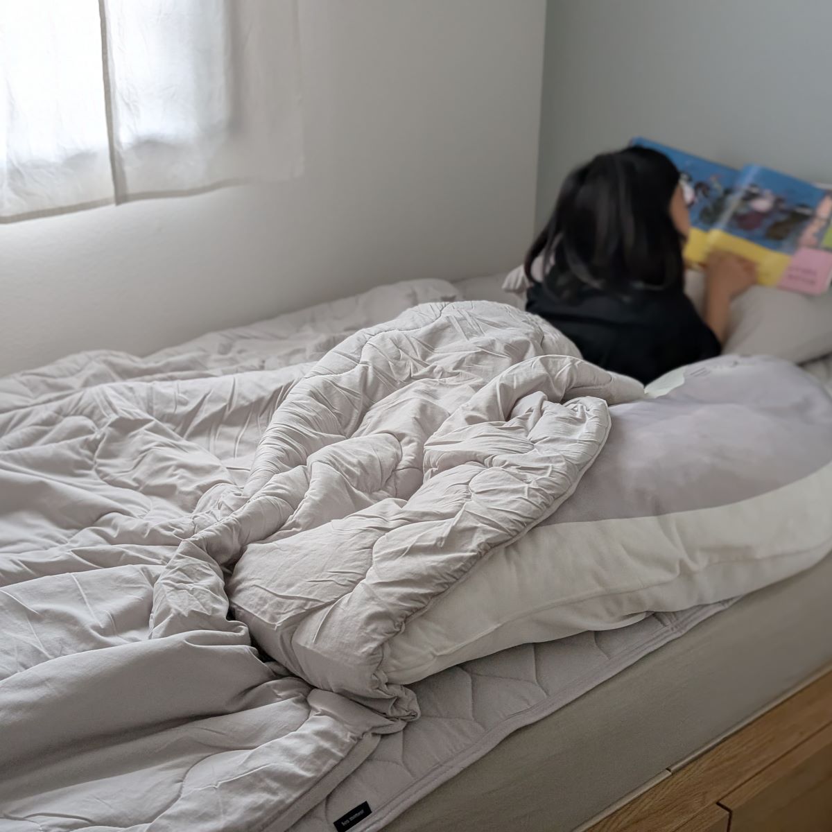 寝汗キッズに涼しい夜を。コットン100％のひんやり寝具は、子ども部屋でも大活躍【インスタグラマーさんのもの選び】