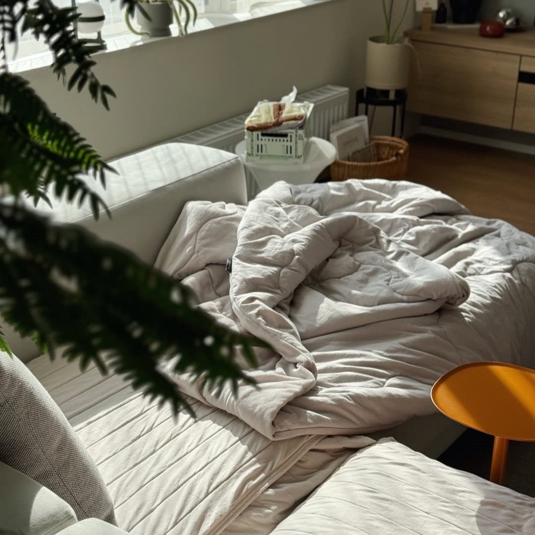 寝汗キッズに涼しい夜を。コットン100％のひんやり寝具は、子ども部屋でも大活躍【インスタグラマーさんのもの選び】