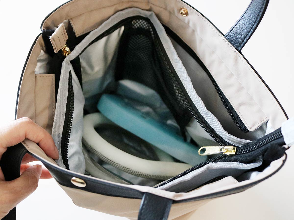 夏のお弁当は保冷力にこだわりたい、荷物ミニマム派さんに。「二重で保冷できるミニバッグ」