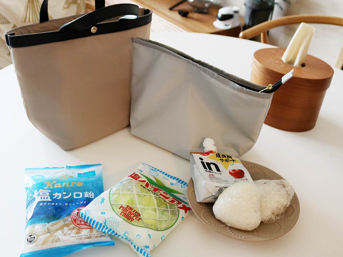 夏のお弁当は保冷力にこだわりたい、荷物ミニマム派さんに。「二重で保冷できるミニバッグ」