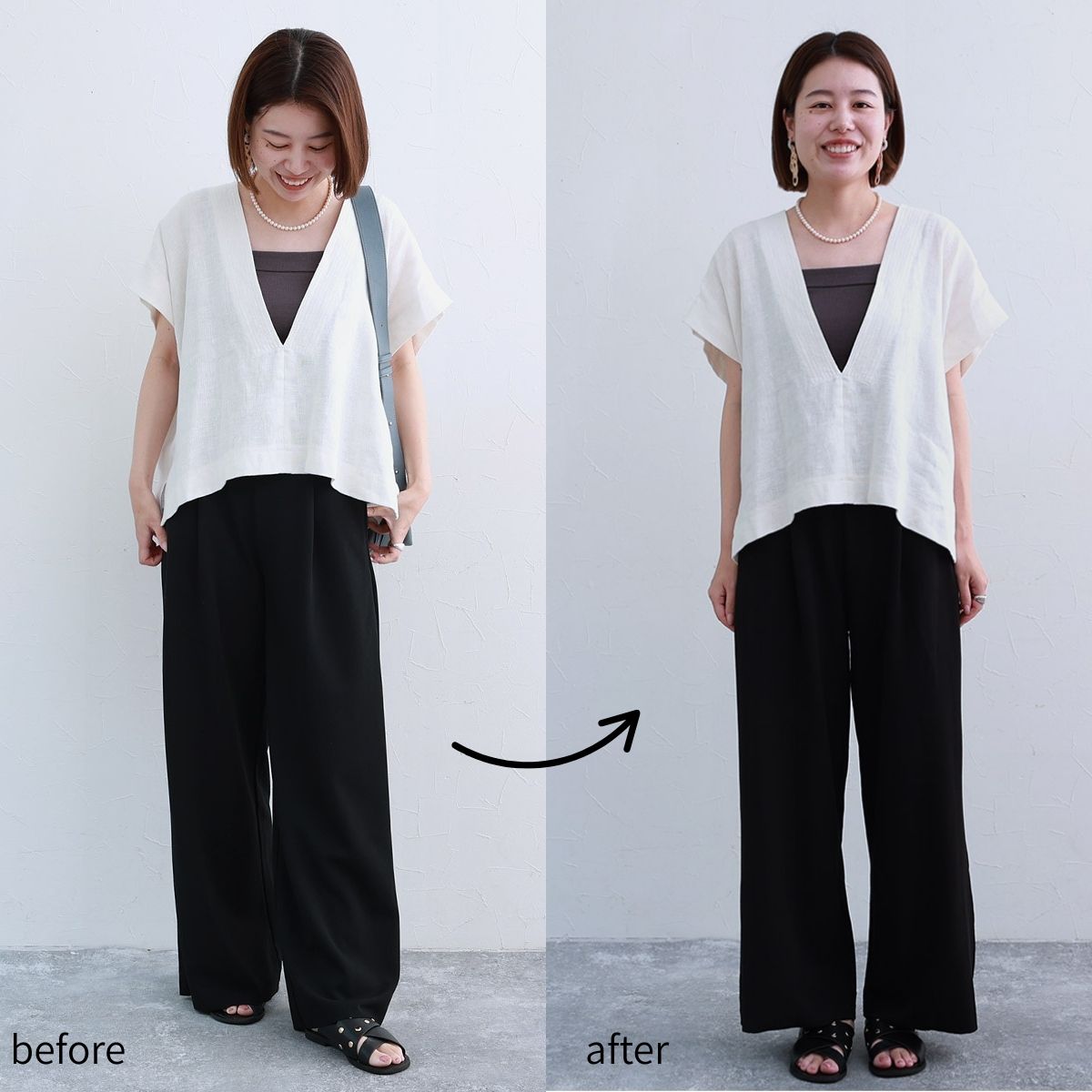 低身長さん集まれ～！お家で裾直しできる「楽ちんキレイなパンツ」をスタッフが着てみました