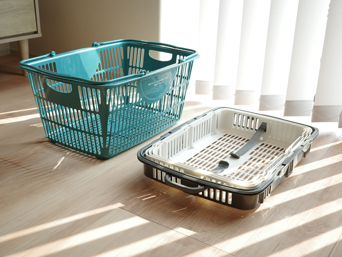 “便利だけどかさばる問題”を解決！折り畳めるレジカゴ＆まるごと保冷バッグでまとめ買いをスムーズに