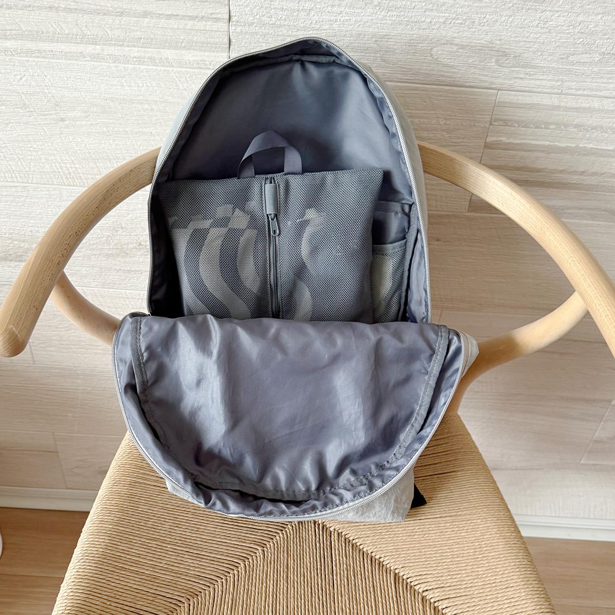 旅やジム、ヨガのお供にも！洗濯機ポンッができる「メッシュトラベルポーチ」でプチストレスを解決