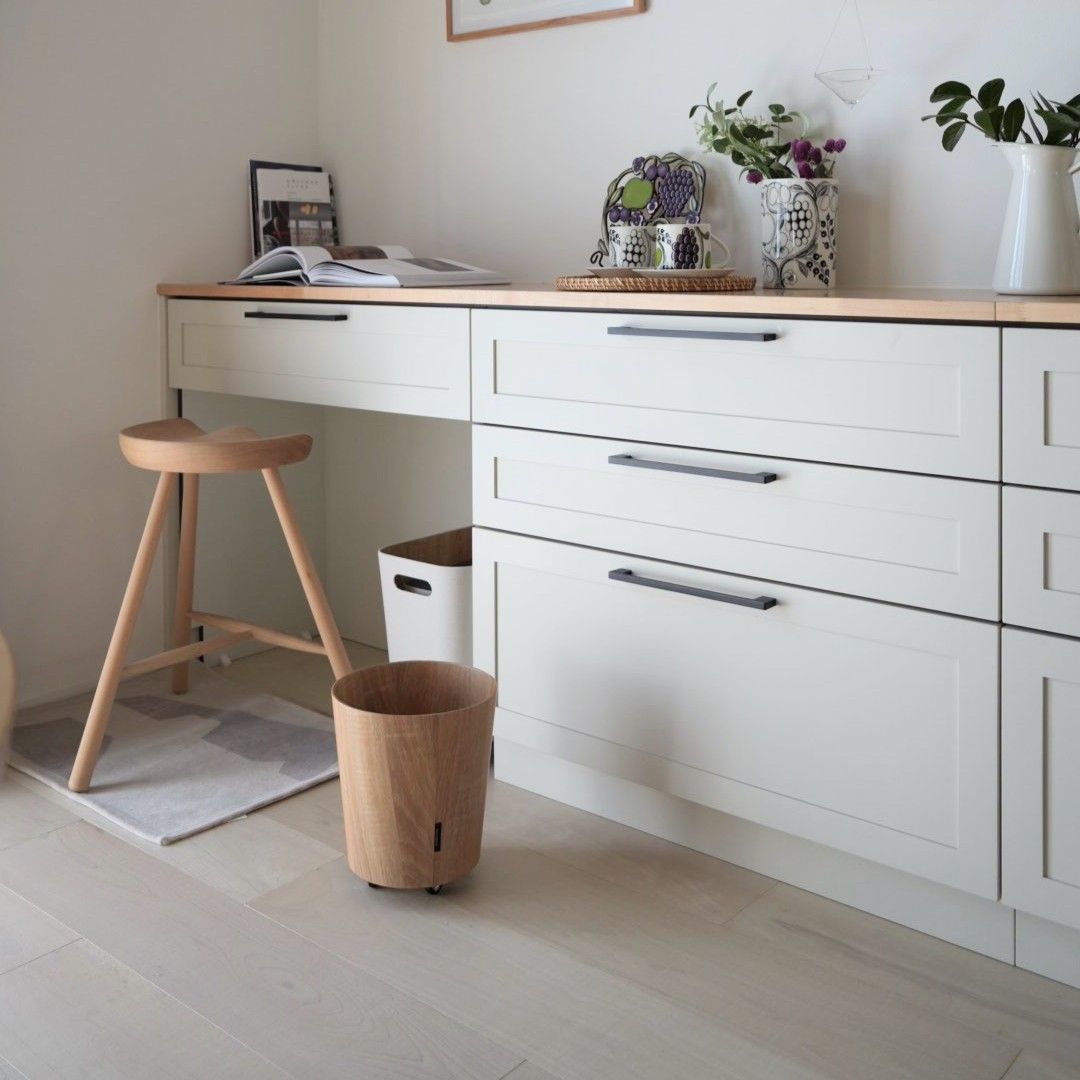 揃えると、景観ととのう。キャスター付き収納と並べたい「動かせるゴミ箱」のある風景【インスタグラマーさんのもの選び】