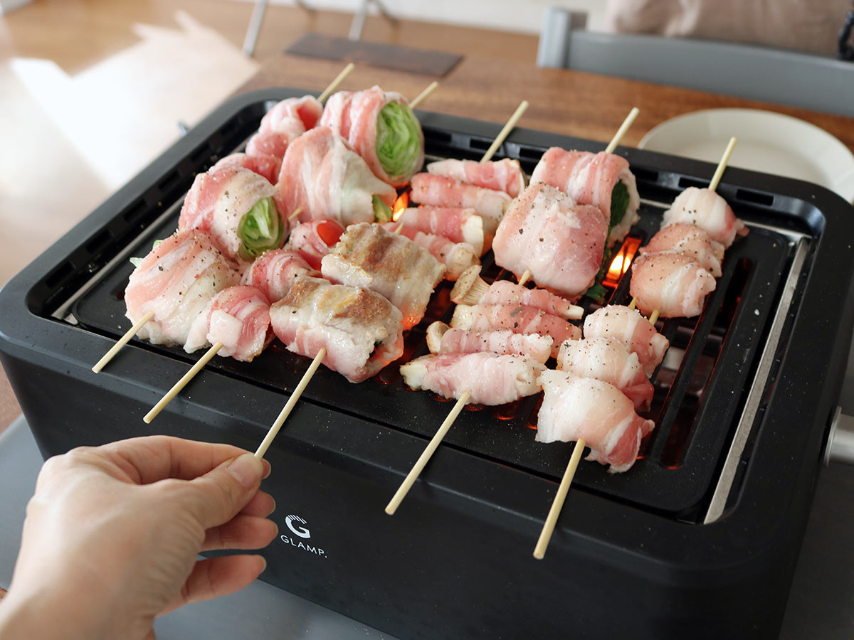 「超少煙グリル」でホームパーティーが盛り上がる！肉巻き＆チーズフォンデュの楽しみ方をご紹介