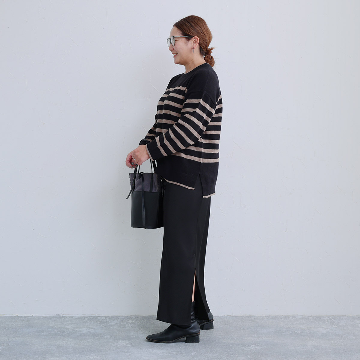 ボーダー好きさん必見！今冬ヘビロテできる「お手入れ激らくニット」スタッフ試着レポート