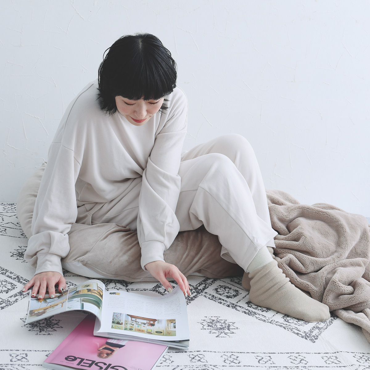 今季No.1の癒されパジャマ。ふわっとろっと包まれる、その心地よさにスタッフも続々虜に！