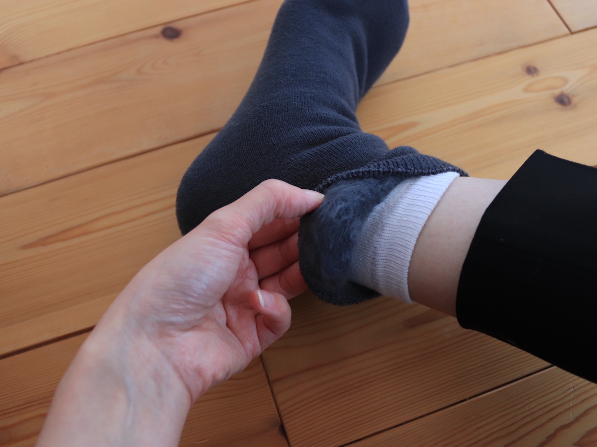 長年の「もちはだ」愛用スタッフ達が、カバーソックスを買い足した理由