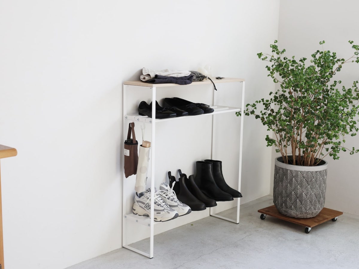 【単身・マンション・戸建て】ライフスタイル別、スタッフのリアルレポ『奥行き19.5cmシェルフ』をここで使いました