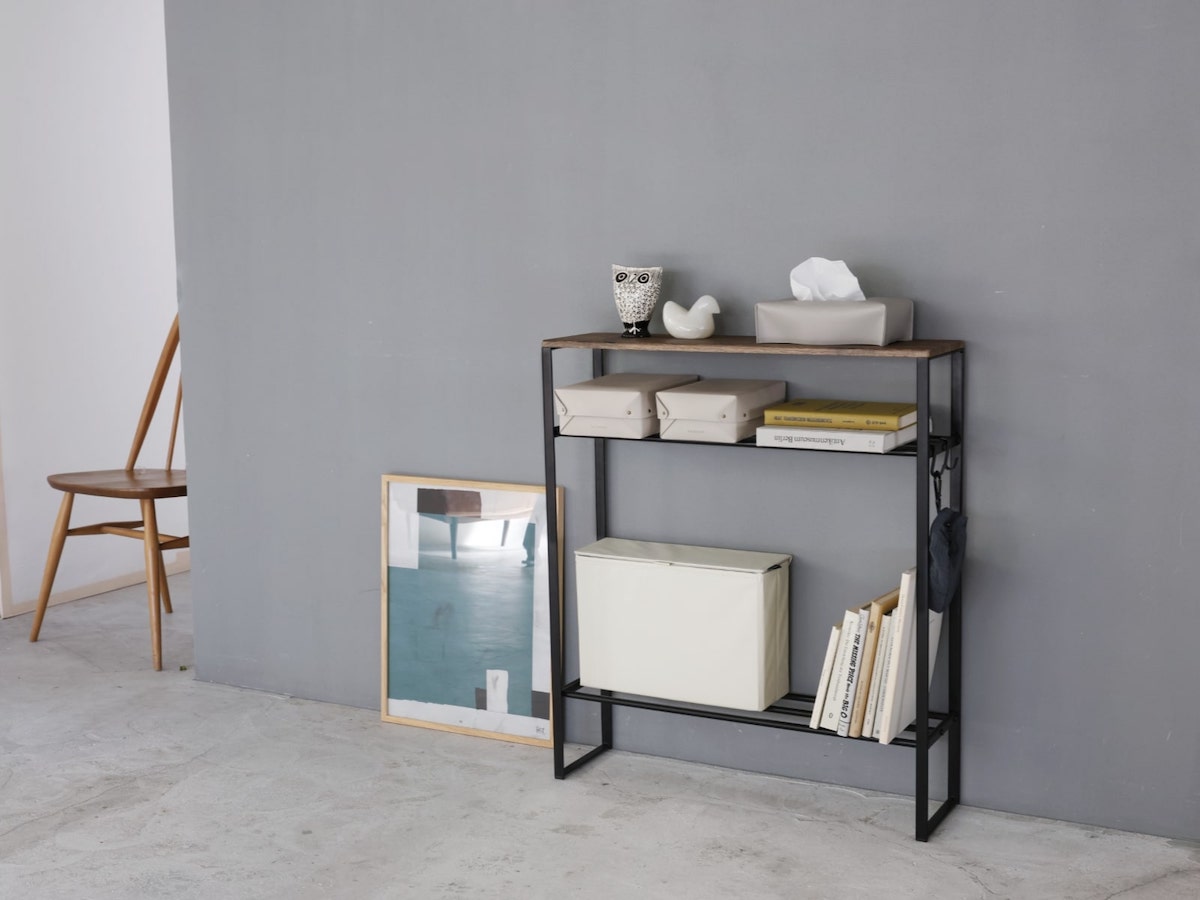 【単身・マンション・戸建て】ライフスタイル別、スタッフのリアルレポ『奥行き19.5cmシェルフ』をここで使いました