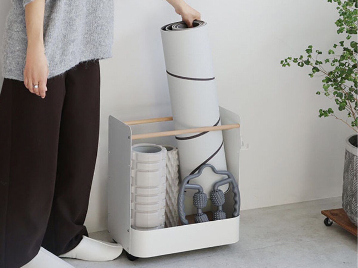 家電の目隠し収納にも◎宅トレ道具だけじゃない「フィットネス収納」活用術【インスタグラマーさんのもの選び】
