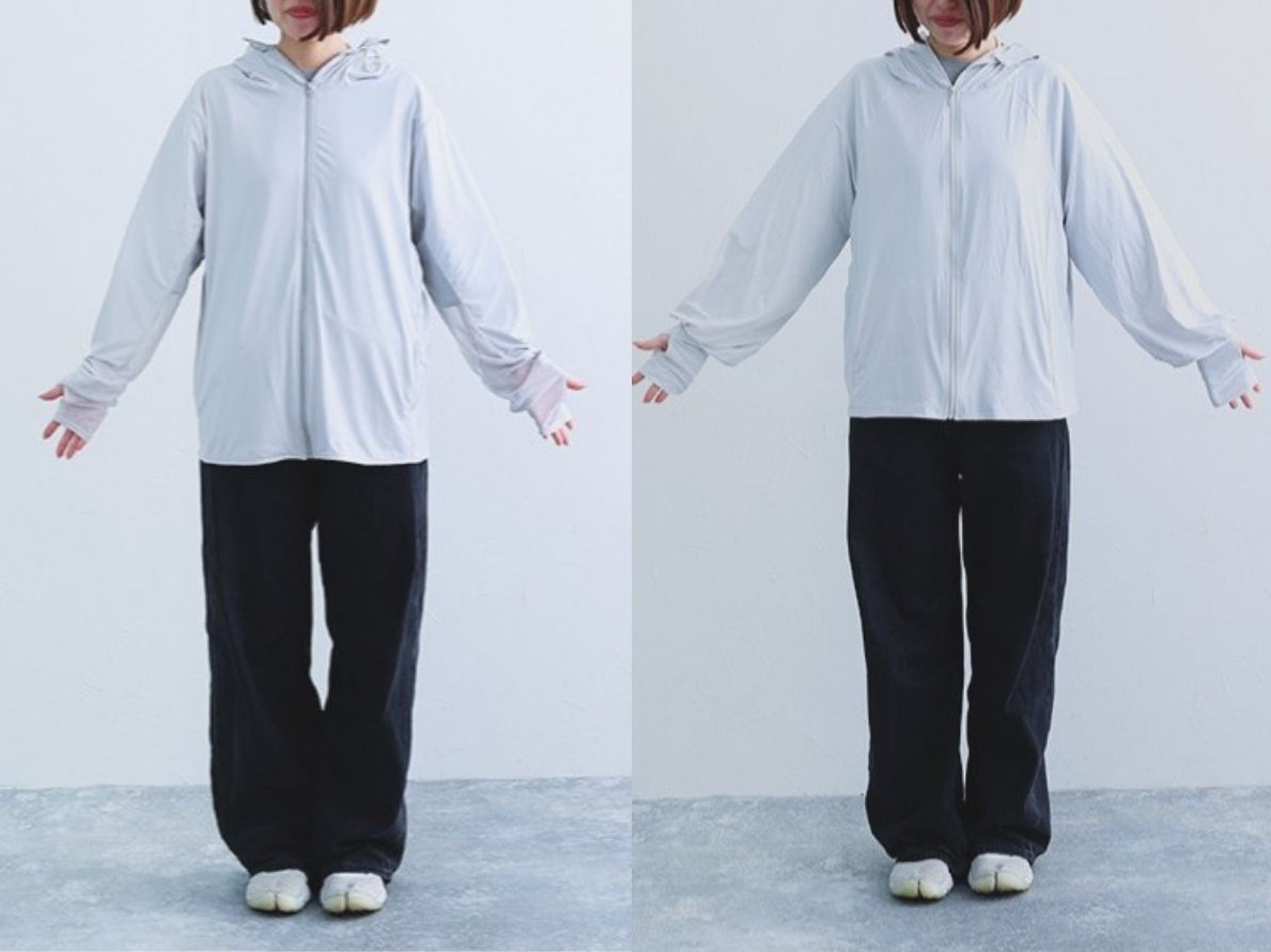 紫外線対策これで万全！3タイプから選べる「フル防備UVカットパーカー」をチェック